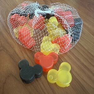 Colorful Mickey Mouse Shaped Reusable Ice Cubes